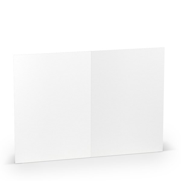 Paperado-5er Pack Karten DIN A6 hd-pl, Weiß