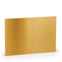 Paperado-5er Pack Karten DIN A6 hd-pl, Gold