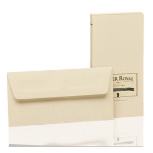 Paper Royal - Briefumschlagpack 20/DL m. Sf., chamois