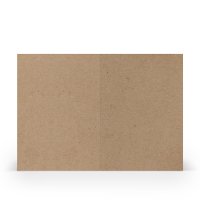 Paperado-5er Pack Karten DIN A6 hd-pl, Kraft