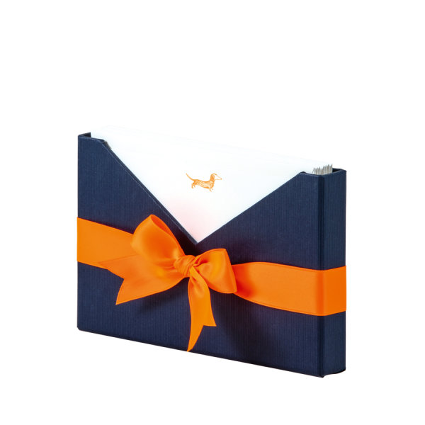 Favourite Cards -A6/C6 - 8/8, Letterpress -Neon orange, Dackel