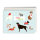 B6hd/B6 1/1-DR - Weihnachten Viele Hunde, aqua